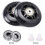 4 Pack Inline Skate Wheels Indoor/Outdoor Replacement Wheel with Bearings 70mm,Black 8