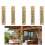 5 StüCk MittelgroßE Holzthermometer, Glasthermometer und Haushaltsthermometer 4