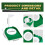 3 Pcs  Putting Cup  Hole Training Aids  Accessories  Training Putters with Plastic Flag Green + White 7