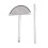 Garden Trimming Scraper Half Moon Shape  Handle  Serrated Manual  Trimmer with Handle Lawn Edger 5