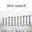 Ensemble de 10 -CléS Clé Manuelle à Double Usage Ensemble de CléS Anglaises Outils D'Entretien à Domicile 2