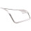 Car  Backrest Lock  Cover Trim for   E Coupe Class E200 E260 2009-2014 (Silver) 6