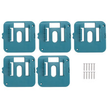 5 Pack Battery Holder Battery Mount for  18V Battery Dock Holder Fit for BL1860 BL1850 BL1840 BL1830 Battery