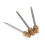 510 Interface Soldering Iron Tip  Portable USB Soldering Iron Tip Welding Rework Accessory Tool 8W,Silver Pointed 3