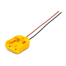 DW12V DIY Adapter do Baterii do 10.8 V-12 V Akumulator Litowo-Jonowy Power Wheel Adapter Uchwyt DokująCy z 14 Przewodami Awg, Czarny