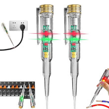 2 Stks 24-250 V Elektricien Circuit Tester Pen, Responsieve Elektrische Tester Pen, met Led-Indicatielampje Waterdicht