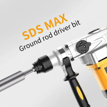 SDS- Ground Rod Driver voor 5/8 Inch en 3/4 Inch Ground Rods Geweldig voor Alle SDS Hamerboren Staal 1PCS