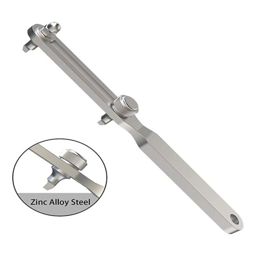 Adjustable Watch Back Remover Tool, Wrench Type Watch Case Back Opener Remover Watchmaker for Battery Replacement B 2