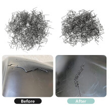 2000 Piezas PláStico Soldadura Grapas Calientes 0.8Mm 0.6Mm PláStico Soldador Grapas Forma de Onda Kit de ReparacióN para MáQuina Soldadora de