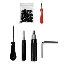 7 Pcs Car Motorcycle Tire Repair Plug Tools Set Tire Wheel Repair Kit Mushroom Plug Probe Nozzle