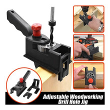 Dowel Drill Guide,Adjustable Self Centering Dowel Jig Kit for 3-12mm Wood Dowel Straight Hole Drilling Guide (38Pcs Set)
