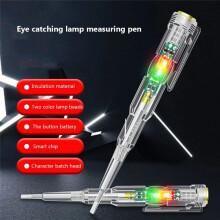 6Pack Voltage Tester, AC Voltage Detector Pen,70-250V Circuit Tester Electric Screwdriver Induction Voltage Detector Pen