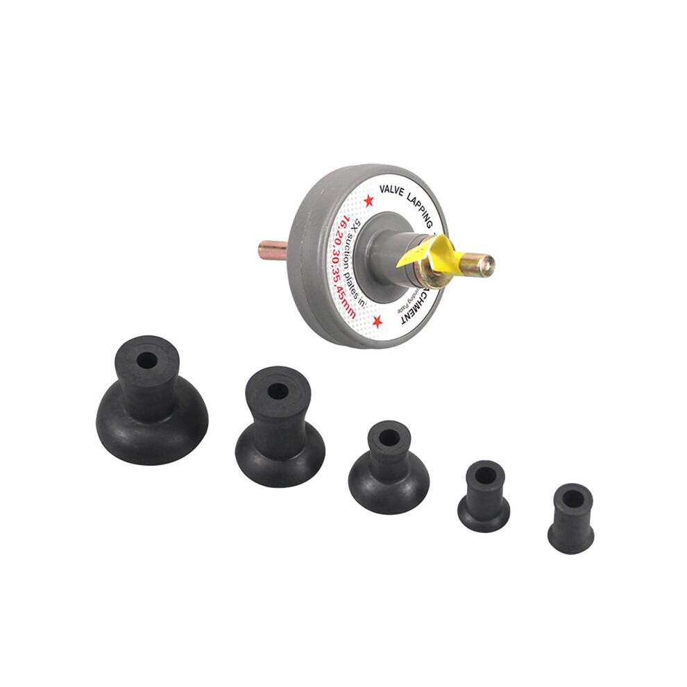 Valve Lapping Tool Attachment Pro Car Repair Tool +5 Suction Plates Electric Valve Grinding Tool Set 16/20/30/35/45Mm 6033013512974
