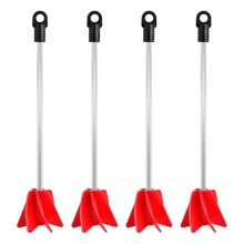 11In Drill Bit Paint Mixer,4 Piece Drill Bit Mixer Attachment,1 Gallon Resin Epoxy Mixer,Paint Mixer for Most Drill Bits