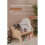 Wooden Tilted Tabletop Bookshelf Kids Bookcase Rustic Desktop Storage Organizer Display Bookshelf 6