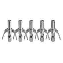 5 St Grease Coupler 10000PSI Heavy Duty Quick Release Oil Grease Coupler Oljepump TvåTrycks Easy Push Grease