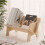 Wooden Tilted Tabletop Bookshelf Kids Bookcase Rustic Desktop Storage Organizer Display Bookshelf 1