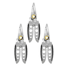 Professional Multi-Purpose Wire Stripping Tool, 7-Inch Heavy Duty Electrical Wire Stripping Tool (3PCS)