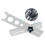 Multifunctional Universal Tile Hole Locator 40cm Universal Ruler Thickness 1mm Drilling Tool 6
