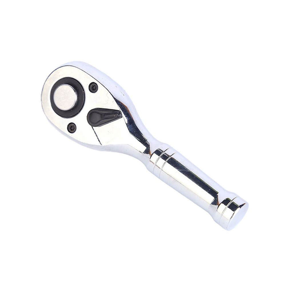 3/8Inch Quick Socket Ratchet Wrench Two-Way Short Handle 72 Teeth Spanner Automotive Hand Repair Tools 6034186092003