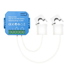 Tuya 2 Way WiFi Meter Bidirection 1/2 Channel with Clamp App Monitor Solar Produced and Consumed Power 2CT