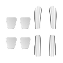 For ALPHARD 40 Series 2023+ Car Silver Middle Door Armrest Decorative Patch Car Interior Accessories