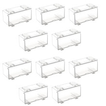 10 StüCk Transparente Acryl-Vitrine für Autoform, RäDer, Automodell-Vitrine, MaßStab, Rad-Vitrine A
