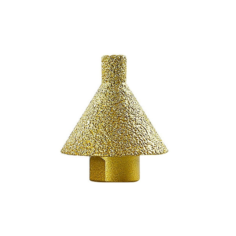 M10 Diamond Beveling Chamfering Bit Hole Drill Reaming Cone Carve Polish Grinding Wheel For Porcelain Tiles Marble 45Mm 4711640955495
