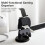 Transparent Tube Controller Stand Adjustable Game Controller Headset Hanger for All Universal Gaming PC Accessories,A 3