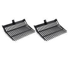 Manure Fork Replacement , Pitchfork , Horse Manure Rake, for Picking  Manure, Stable Waste Removal,Black,2Pcs