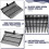 Manure Fork Replacement , Pitchfork , Horse Manure Rake, for Picking  Manure, Stable Waste Removal,Black,2Pcs 6