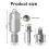Adapter for Converting Impact Wrench to Electric Hammer 1/2 Conversion  Connecting Rod Converts Square Interface 6