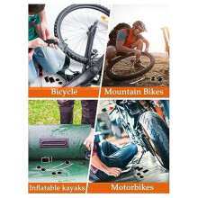 Round Bicycle Tire Patch Glue-Free Tire Patch Bicycle Portable Quick Tire Patch Tool Cycling Equipment Tire Patch