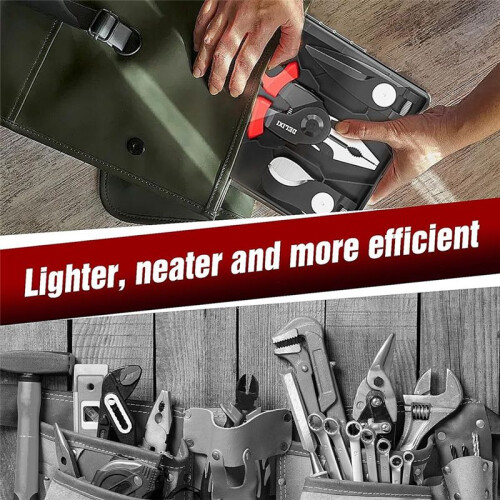 5-In-1 Replaceable Pliers Tool, Multifunctional Tool - with Wire Strippers, Crimping Pliers, Shears, Birthday Gift 2