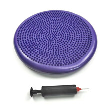 Tappetino per Equilibrio Yoga In PVC Viola, Cuscino per Massaggio Gonfiabile, Allenatore per L'Equilibrio Fitness Sportivo