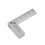 Machinist Square Tool 90-Degree Right Carpenter Measuring Tool Right Angle Ruler L-Type Square Ruler with Wide Base B 5
