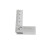 Machinist Square Tool 90-Degree Right Carpenter Measuring Tool Right Angle Ruler L-Type Square Ruler with Wide Base A 3