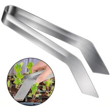 Used for Plant Transplantation, Stainless Steel Gardening Transplanting Pliers to Reduce Seedling Root Damage