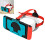 DEVASO 3D VR Glasses Secure Slot Design Virtual Reality Headset Precise Facial Contouring for   OLED(B) 10