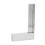 Machinist Square Tool 90-Degree Right Carpenter Measuring Tool Right Angle Ruler L-Type Square Ruler with Wide Base A 6