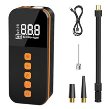 Intelligent Car Tire Pump-Portable Digital Display Lighting Car Tire Pump for Vehicles Motorcycles Bicycles Balls