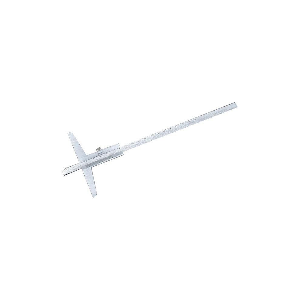 Depth Gauge Vernier Caliper Metal Calipers Woodworking Tools Caliber Measuring Tool Steel Gauges Depth Measurement 200Mm 6034198121807