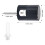 6 Pack Aluminum Chandelier Hook for Ceiling Hanging, Ceiling Hooks for Hanging Lights Black 6