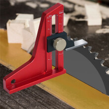Height Gauge,Setup Adjustable Table Saw Depth Gauge - Aluminum Scales DIY Ruler Woodworking Height Measurement Tool