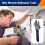 2PCS Universal Adjustable Wrench Large Opening Short Handle Multifunctional  Wrench Bathroom Tools 1