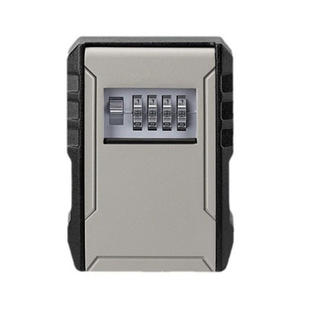 Large Space Design Password Key Box Gray Car Key Safe Box For Home Apartment Lockbox Installation 4712242011640