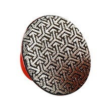 M14 Draad 2inch 50mm Diamant Handpolijstpads Gegalvaniseerde Schuurpads Slijpschijf, 50