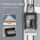 Large Space Design Password Key Box Gray Car Key Safe Box for Home Apartment Lockbox Installation 3