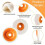 4 Pack 5 Inch Round Wool  Disc Wheel Pad, for Angle Grinder, Buffing Polishing Buffer Bore Dia 3