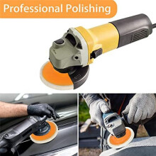 4 StüCk 5 Zoll Runde Wollfilz-Scheibenradpads, für Winkelschleifer, Polieren, Polieren, Pufferbohrungsdurchmesser